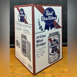 Pabst Blue Ribbon 17 Can Mini Fridge